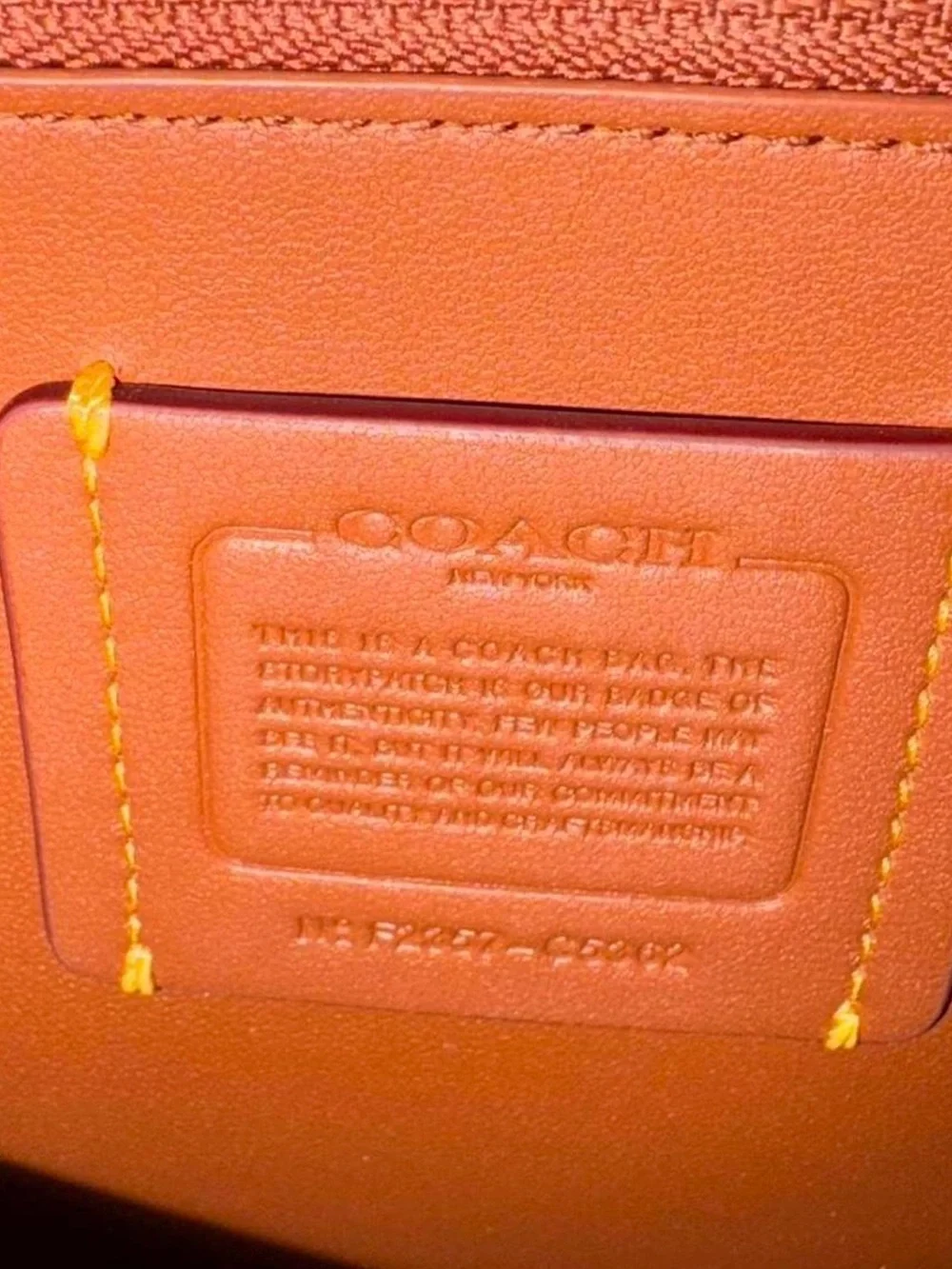 Coach Leather Signature Crossbody